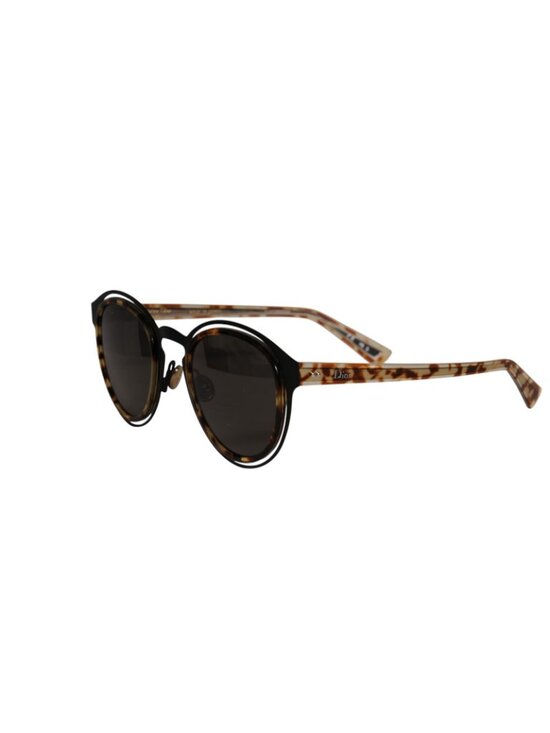 Dior Obscure Womens 0AMIR Titatnium Tortoise Round Sunglasses Limited Edition main image 10